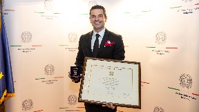 Darko Popović vitez Ordena italijanske zvezde